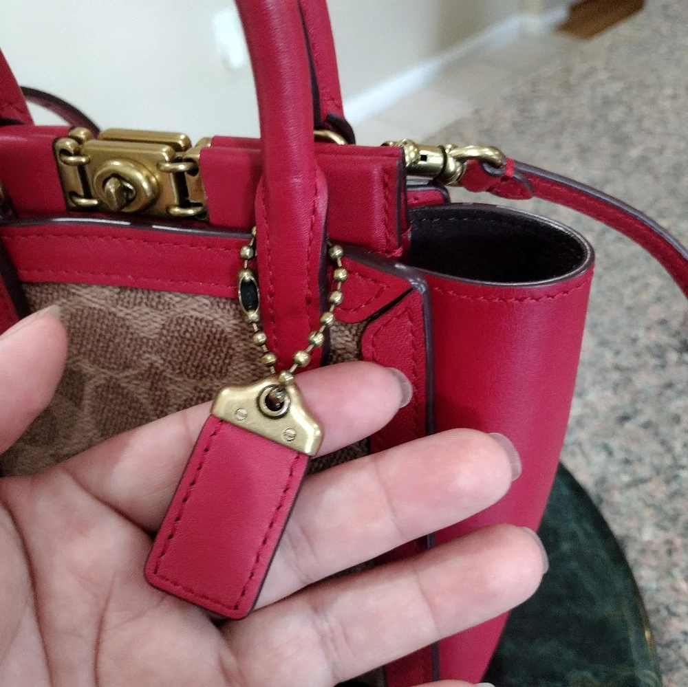 Coach 1941  Troupe 16 Signature Canvas mini satchel